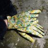 Dixie Leather Floral Gloves