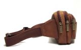 Four Compartment Waist Bag - Tan