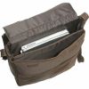 Distressed Leather 17 Inch Laptop Messenger, Chocolate