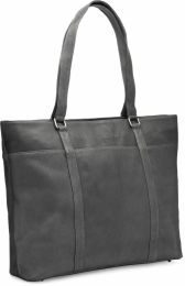 Pretty in Gray Laptop Tote