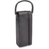 Fancy Single Bottle Wine Case, Black