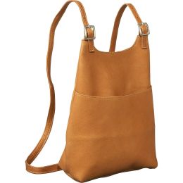 Ladies Tan Slim Sling-Backpack