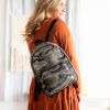 Black Camo Lauren Backpack