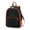 Neat Black Nylon Backpack