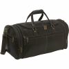 Distressed Overnight Duffel, Chocolate