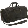 Distressed Overnight Duffel, Chocolate