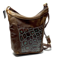 Hobo Jr. Leather Crossbody Bag Espresso