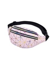 Multi Colored Pink Fanny Pack