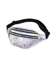 Multi Colored Silver Fanny Pack