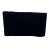 Black Ikat Large Beaded Clutch