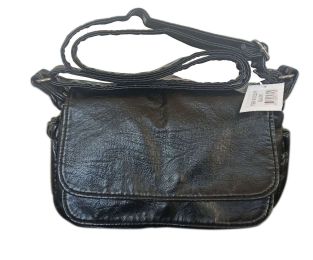 Black Satchel Handbag