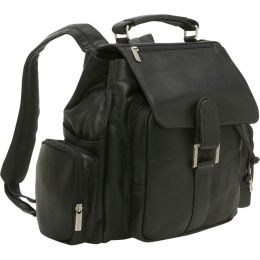 Classic Multi Pocket Backpack (Color: Black)